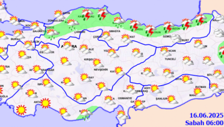 Kuzeyde serin hava, güneyde mevsim normalleri!