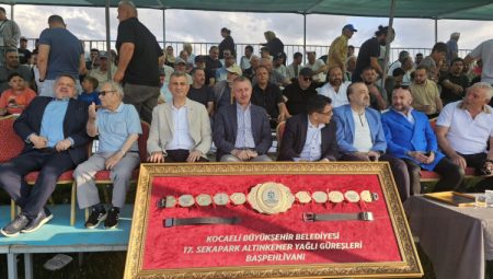 Gölcüklü pehlivan başaltında şampiyon oldu