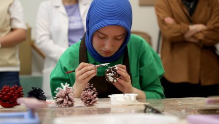 Sakarya'da özel bireylere yaz atölyesi