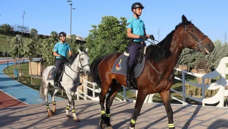 Atlı Jandarma Timleri Denizli ve Gaziantep’te