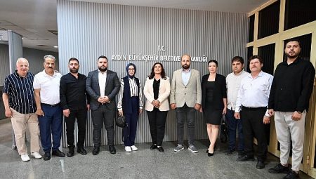 Başkan Çerçioğlu’na Aydın Gazeteciler Cemiyeti’nden Ziyaret