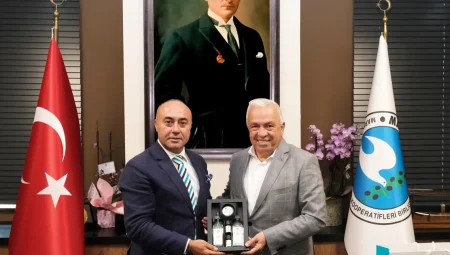 Başkan Özdemir’den Marmarabirlik’e ‘hayırlı olsun’ ziyareti