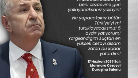 Ümit Özdağ'a hapis cezası ve tahliye kararı!