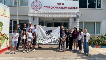 Bursa’da çocuk işçiliğine karşı farkındalık atölyesi