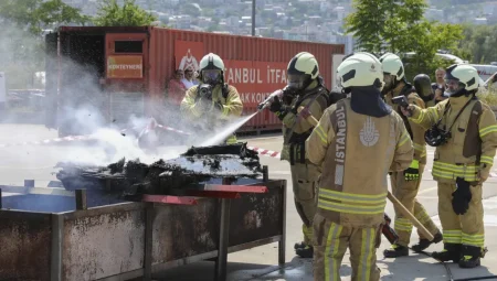 İstanbul’da Lityum-İyon yangınlarına karşı dev tatbikat