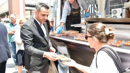 İzmir Çiğli’den Ferdi Zeyrek için lokma ikramı