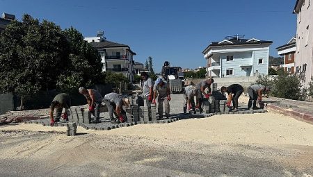 Kemer’de altyapı çalışmaları