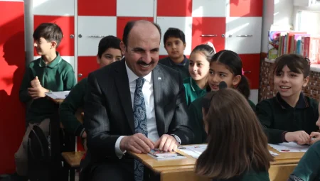 Konya’da Başkan Altay karne heyecanına ortak oldu