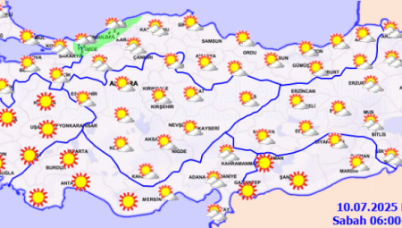 Yine +38 dereceleri göreceğiz