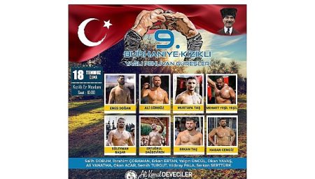 9. Burhaniye-Kızıklı Yağlı Pehlivan Güreşleri’nde Geri Sayım Başladı