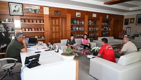 Antrenörlerden Başkan Topaloğlu’na ziyaret