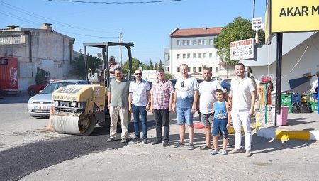Burhaniye Sanayi Sitesi’nde Asfalt Yama Çalışmaları Başladı