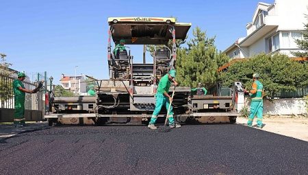 Çankaya, Asfalt Serim Çalışmalarına Hız Verdi
