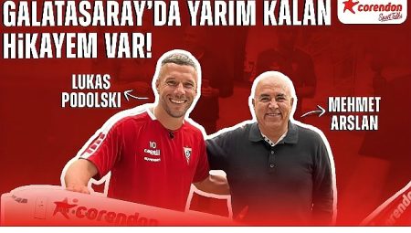 Efsane futbolcu Lukas Podolski, Corendon Sport Talks’a konuk oldu