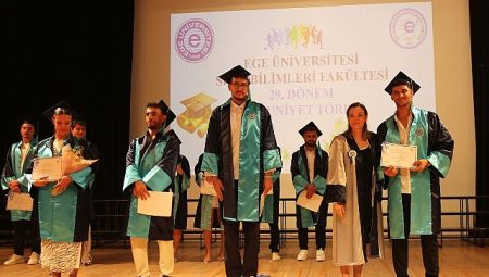 Ege Üniversitesi Spor Bilimleri Fakültesi mezunlarını coşkuyla uğurladı