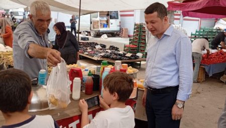 Başkan Olgun’dan Adıyaman Semt Pazarı'na samimi ziyaret