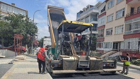 Maltepe’de asfalt çalışmaları sürüyor