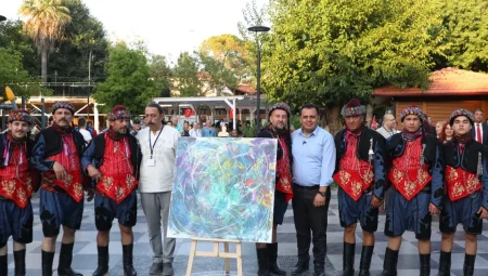 Sanatın ve barışın renkleri Dalaman’da buluştu