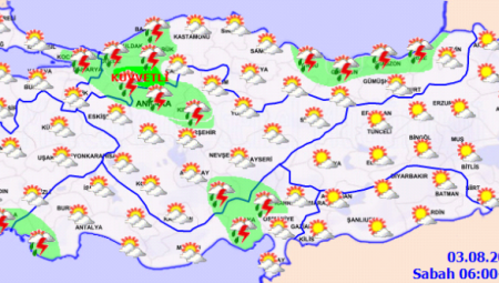 Sıcaklıklar doğuda yükseliyor, batıda sağanak alarmı