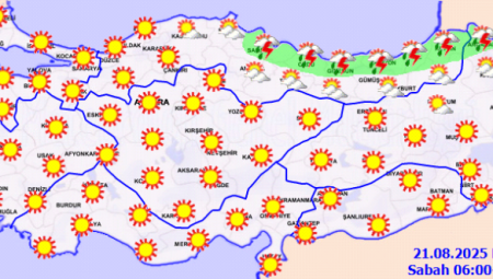 Karadeniz'de yağış, güneyde sıcaklıklar yükseliyor