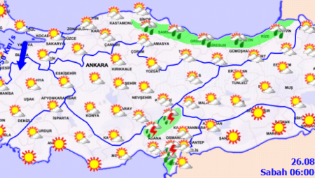 Bugün hangi bölgelerde yağış var?