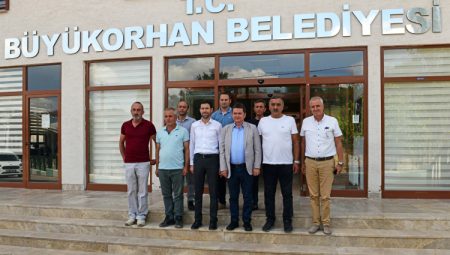 Bursa'da Başkan Aydın’dan Harmancık'a 'geçmiş olsun' ziyareti
