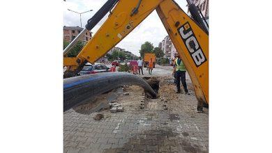 200 metrelik hat kazı yapılmadan yenilendi