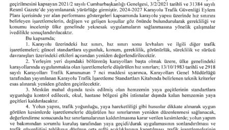 Karayollarında hız sınırı ve tabelalar değişiyor