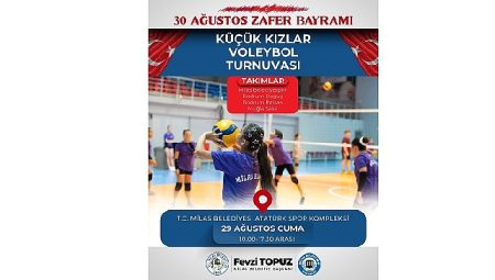 30 Ağustos Zafer Bayramımıza Özel Voleybol Turnuvası Düzenlenecek