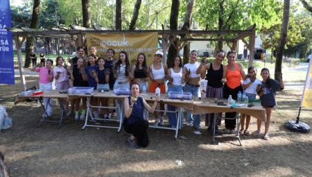 Bursalı çocuklar sanatla doğayı keşfetti