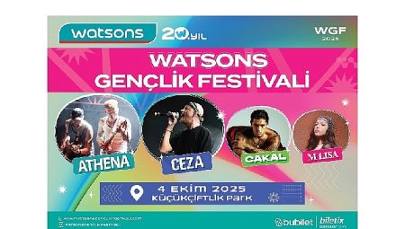 4. Watsons Gençlik Festivali 4 Ekim’de KüçükÇiftlik Park’ta!