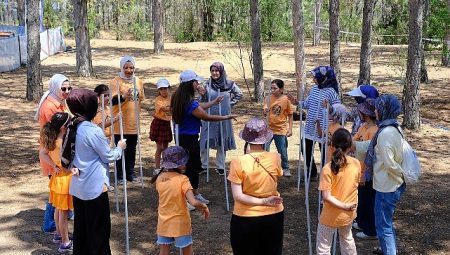 Anneler ve Kızları Konya Büyükşehir’in “Anne-Kız Kampı”nda Keyifli Vakit Geçirdi