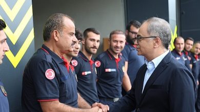 Baraçlı’dan itfaiyecilere moral ziyareti