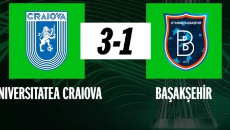 Başakşehir FK, Avrupa’ya veda etti