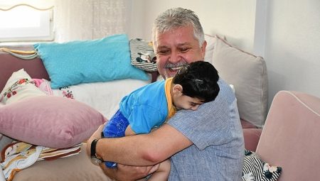 Başkan Gerenli’den minik Poyraz’a moral ziyareti