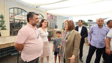 Başkan Şahin, mozaik temalı bahçeleri yerinde inceledi