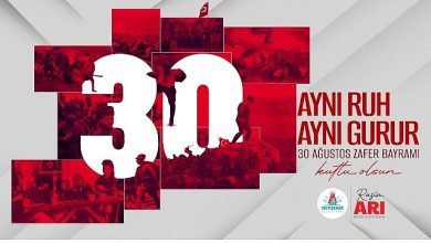 Başkanımız Rasim Arı’dan 30 Ağustos Zafer Bayramı Mesajı