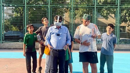 Basketbol sahaları liselilerin tasarımlarıyla güzelleşiyor