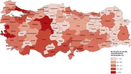 TÜİK ilk kez Sosyo Ekonomik Seviye verilerini açıkladı… SES'i en yüksek Çankaya, en düşük Çamoluk