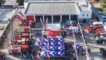 Bodrum'da yeni itfaiye binası hizmete girdi