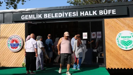 Gemlik Belediyesi’nden Kumla’ya yeni halk büfe hizmeti