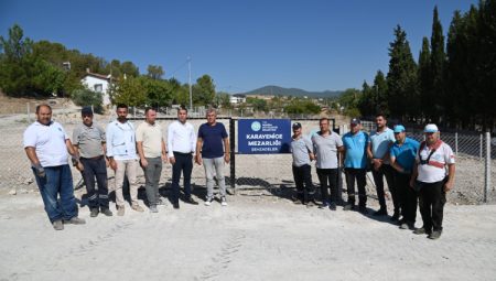 Manisa'da mezarlıklar güvenli hale getiriliyor