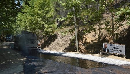 Büyükşehir’den Gündoğmuş’a yol yatırımı
