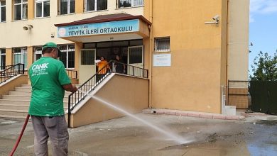 Canik Belediyesi Okulları Yeni Eğitim Yılına Hazırlıyor