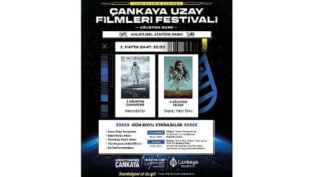 Çankaya’da Uzay Filmleri Festivali 2 Ağustos’ta Başlıyor