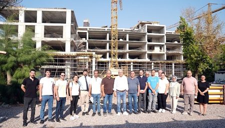 Ege Üniversitesinde dev teknopark kompleksi hızla yükseliyor