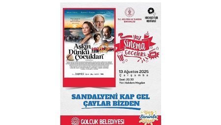 Gölcük’te yaz sinema geceleri “Aşkın Dünkü Çocukları” ile devam edecek