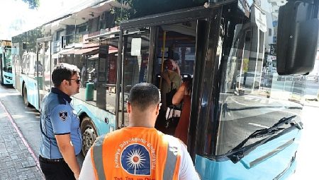 Halk otobüslerinde klima denetimi sürüyor