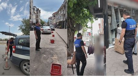 İnegöl’de Kaldırım Ve Yol İşgallerine Geçit Yok