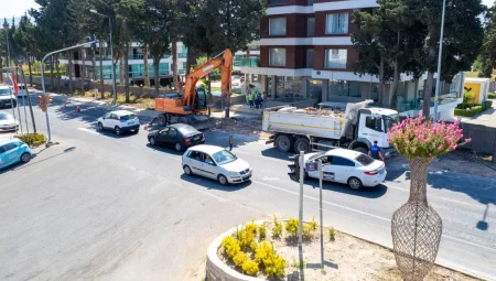 İzmir Güzelbahçe’de ana arterler yenileniyor